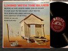 rare Blues LP LIVING WITH THE BLUES on SAVOY (USA, 1963) John Lee Hooker et al.