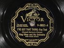78 RPM --  King Oliver and His Orchestra, Victor 38521, EE-  Jazz