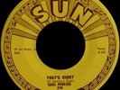 NM ROCKABILLY 45 / CARL PERKINS / SUN 274 / THAT'S RIGHT / FOREVER YOURS