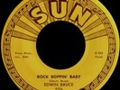 NM ROCKABILLY 45 / EDWIN BRUCE / ROCK BOPPIN' BABY / MORE THAN YESTERDAY / STAMP