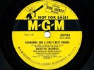 MARILYN MONROE on 1953 MGM 30784 Promo - Diamonds Are A Girl’s Best Friend