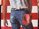 BRUCE SPRINGSTEEN SIGNED IN BLUE PAINT PEN BORN IN THE USA ORIG LP