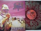 Death 'Leprosy' LTD 2007 GF Re-LP Clear/Red Splatter Color Vinyl Rare 500cop NM