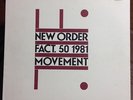 New Order - Movement LP 1981 FACT 50 VG new wave rock