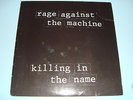 Rage against the machine - Killing in the name of - Epic 1993 white marble - Exc