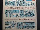 David Rose - Holiday For Strings LP VG- LPT 1011 1st Mono Jim Flora Vinyl Record