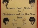 THE BEATLES -First Christmas Record- 1963 Fan Club Flexi disc /Newsletter