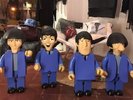 4 Kubrick The Beatles 1000% Full Set On Box Bearbrick RARE Medicom