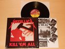 METALLICA - KILL EM ALL LP 1983 UK 1.PRESS INSERT LEAFLET TOP CONDITION EX/NM