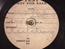 11-inch shellac Gennett test pressing - for Champion 16340, Karl & Kenny