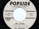LOU COURTNEY 'Hey Joyce' Orig US Popside Funk/Northern Soul/Breaks 45 DJ Shadow