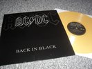 AC/DC -BACK IN BLACK- AWESOME  COLOR VINYL RE-PRESS MINT METALLICA COOL