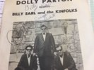 Rare Dolly Parton Related EP Billy Earl And The Kinfolks Autographed Signed