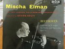 DECCA LXT 5068 ED1 UK gold Beethoven violin concerto ELMAN Solti mint unplayed