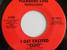 1983 Mod Soul 45 CLEO Get Excited—Only For You PLEASURE LINE 1001 San Diego NM-