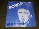 DAVID BOWIE - SORROW 7/45 AMSTERDAM PORTUGUESE SINGLE PORTUGAL PROMO - RARE - EX