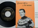 PAT BOONE - GREAT HITS - LONDON RE 3056 - EP
