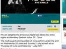 Four Adele ' The Finale' Seated Tickets, Wembley Stadium , Wednesday 28th June