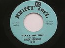 CHUCK KENWOOD That's The Time / I Have To Cry Night Owl Blues Soul Funk 45 HEAR