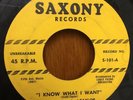 Danny (Run Joe) Taylor 45 RARE Saxony Lbl. R&B Rocker