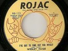 WESLEY PAIGE Ive Got To Find Out For Myself  ROJAC  NORTHERN SOUL 45