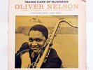 OLIVER NELSON-TAKING CARE OF BUSINESS ON NEW JAZZ JAZZ LP-MONO, DG, RVG, BERGENF