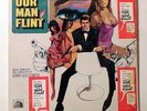 OUR MAN FLINT OST '67 20th Century Fox MONO with RARE humorous stickers SEALED