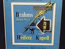 JASCHA HEIFETZ violin - BRAHMS Sonata - WILLIAM KAPELL - RCA LM-71 10-inch