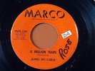 JAMES McCLEESE A Million Tears 45 Marco 1961 Northern Soul Funk