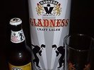 MADNESS-Gladness Craft Lager-LTD EDITION-Glass/Tin/Bottle(empty)-Two Tone-2 Tone