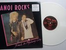 HANOI ROCKS RARE BACK TO MYSTERY CITY WHITE VINYL SPECIAL EDITION LICK LABEL1983