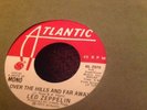 LED ZEPPELIN Promo 45, Over the Hills and Far Away (mono/stereo) Atlantic 2970