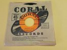 45 Rpm Record Johnny Burnett Trio Oh Baby Babe  Coral Label Vg+
