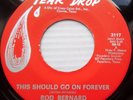 ROD BERNARD rockabilly45 THIS SHOULD GO ON FOREVER b/w Recorded in ENGLAND F1264