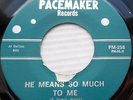 HANNAH LEE doowop 45 HE MEANS SO MUCH TO ME b/w YOU CHEATED mint minus F1517