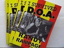 I Survived D.O.A. Book (2016) Randy Rampage Hardcore 81 Vancouver Punk Rock