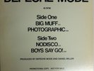 RARE NM DEPECHE MODE ?PROMO – BIG MUFF, PHOTOGRAPHIC, NODISCO, BOYS SAY GO  LP
