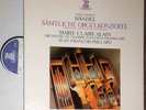 HÄNDEL SÄMTLICHE ORGEL-KONZERTE (ORGAN) MARIE-CLAIRE ALAIN PAILLARD 4-LP BOX