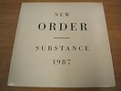 new order  substance  original 1987 uk  issue  double vinyl lp  embossed sleeve