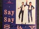45 TOURS PAUL MC CARTNEY JACKSON BEATLES AVEC  DEDICACE   RARE