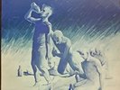 Vintage EDDIE AND THE SUBTITLES Dead Drunks Don't Danc. VINYL RECORD 1983 PUNK