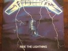 Metallica Ride The Lightning Orig. 1984 Megaforce Elektra Vinyl LP 60396-1