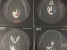 4 Kiss Picture Discs Lp's Ace Frehley Gene Simmons Peter Criss Paul Stanley New