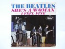 The Beatles I FEEL FINE / SHE'S A WOMAN Capitol VG Picture Sleeve 7