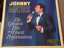 Vinyl LPs: Johnny Mathis : His Greatest Hits and Finest Performances