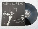 ALIEN SEX FIEND LP MAXIMUM SECURITY gatefold / textured ...... 33rpm / gothic