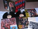 KISS ALIVE 2 CASACLANCA 2LP TATTOOS,BOOK,PATCH,PHOTO,CARD WRAPPER,self,hell,kill