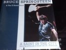 Bruce Springsteen. Saint In The City. ltd edition blue vinyl record.mint.