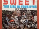THE SWEET-THE LIES IN YOUR EYES YUGOSLAVIAN 7'' PS 1976 UNIQUE COVER GLAM ROCK