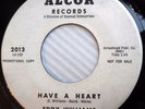 EDDY WILLIAMS with doowop group PROMO 45 DANCING SHOES b/w HAVE A HEART F1643
